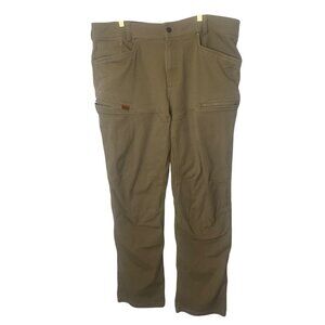 Brunt Work Pants Mens Size 38x36 Khaki Outdoor Utility Workwear